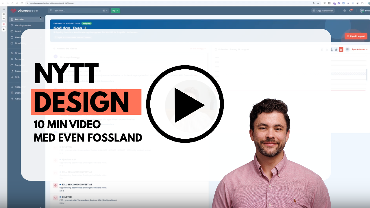 Video: nytt design i Visena
