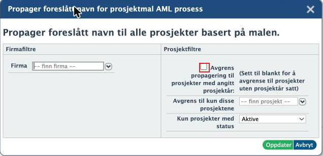Dialogen Propager foreslått navn
