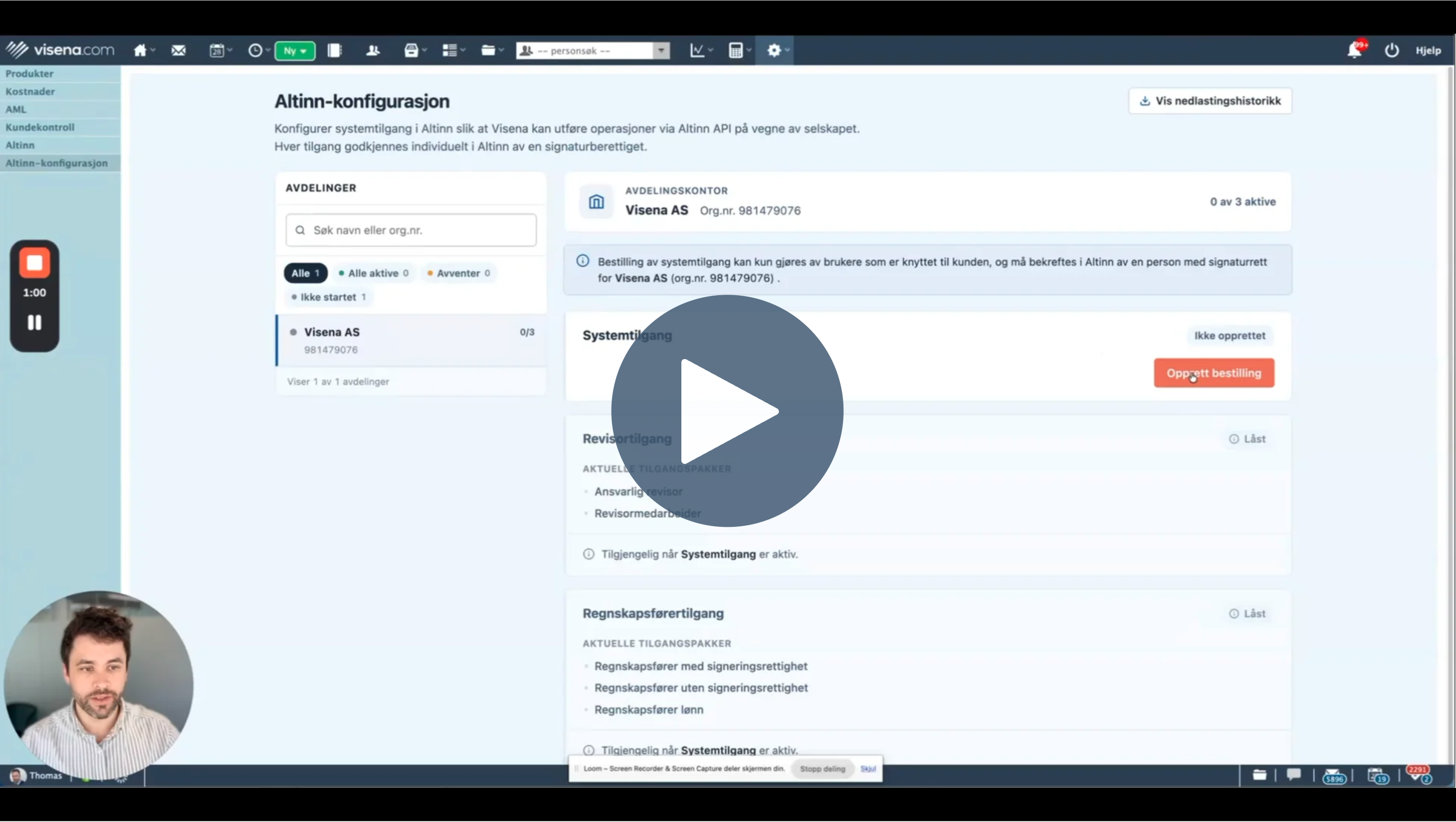 Video av hvordan oppdatere
